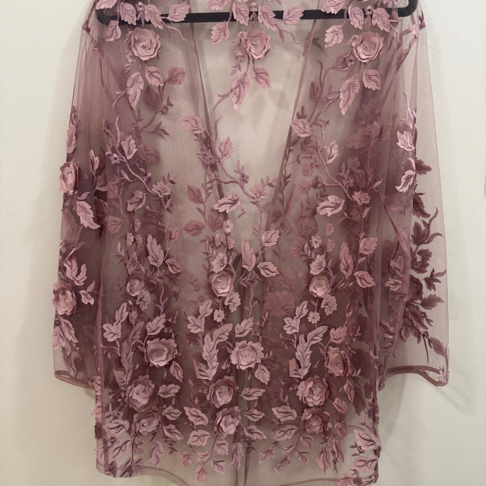 Gorgeous Pellone Rose Coverlette - image 6